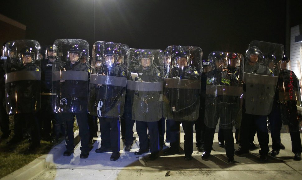Policininkai Fergusone (JAV)