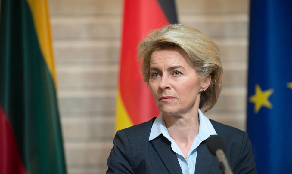 Į Lietuvą atvyko Vokietijos gynybos ministrė dr. Ursula von der Leyen