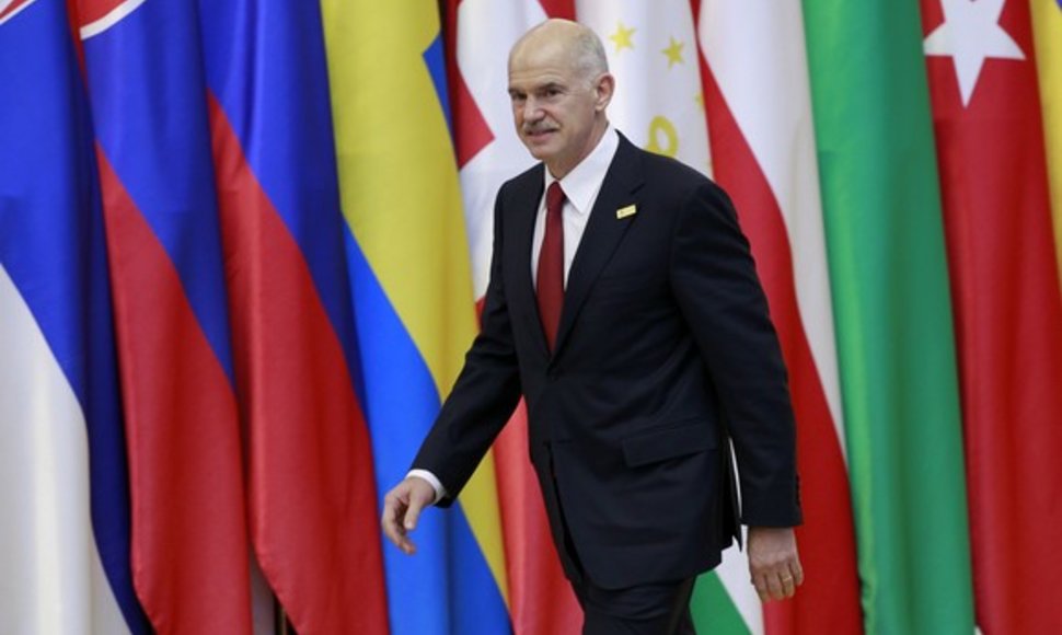 Graikijos ministras primininkas George'as Papandreou
