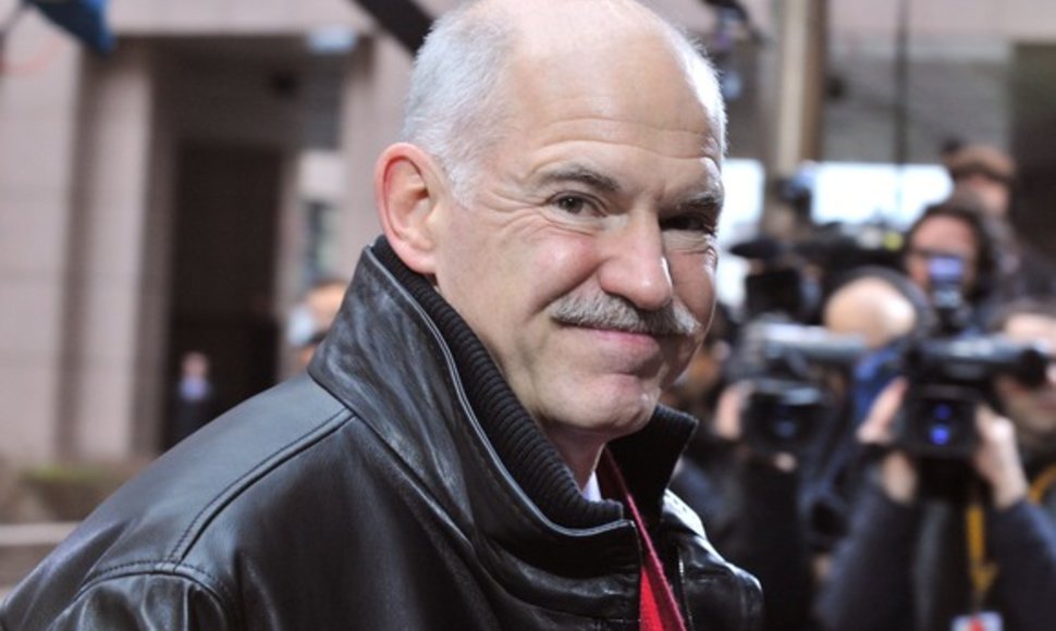 Graikijos ministras pirmininkas George'as A. Papandreou