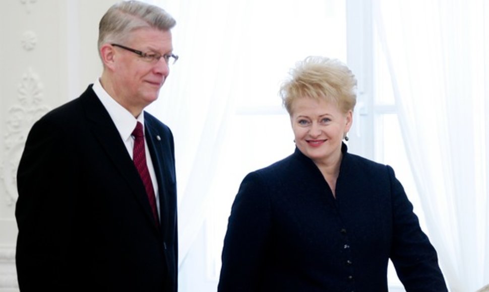 Valdis Zatleras ir Dalia Grybauskaitė