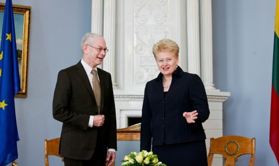 Hermanas van Rompuy ir Dalia Grybauskaitė
