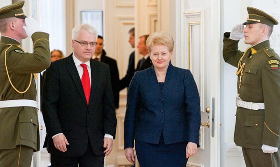Ivo Josipovičius ir Dalia Grybauskaitė