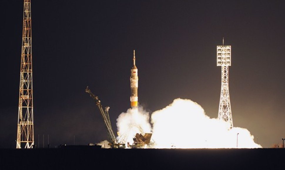 „Sojuz TMA-21“ starto akimirka