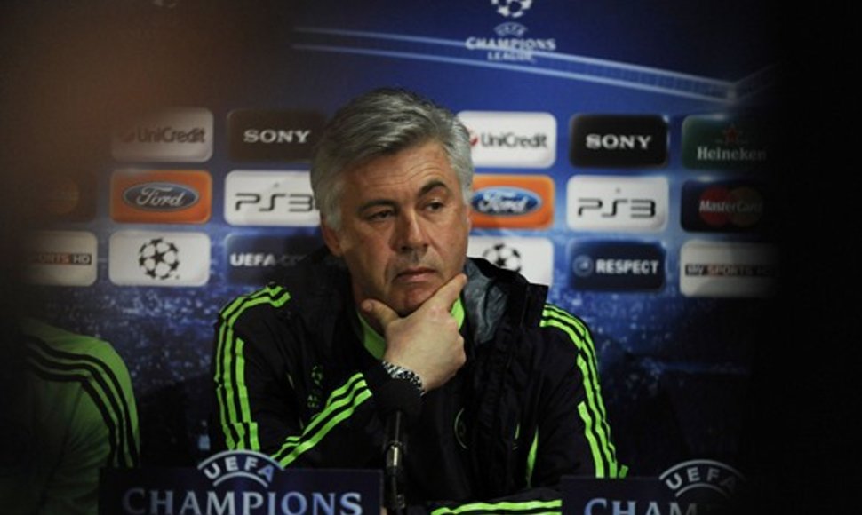 Londono „Chelsea“ treneris Carlosas Ancelotti