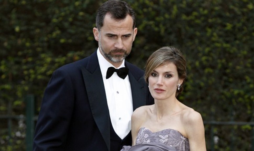 Ispanijos princas Felipe'as ir princesė Letizia
