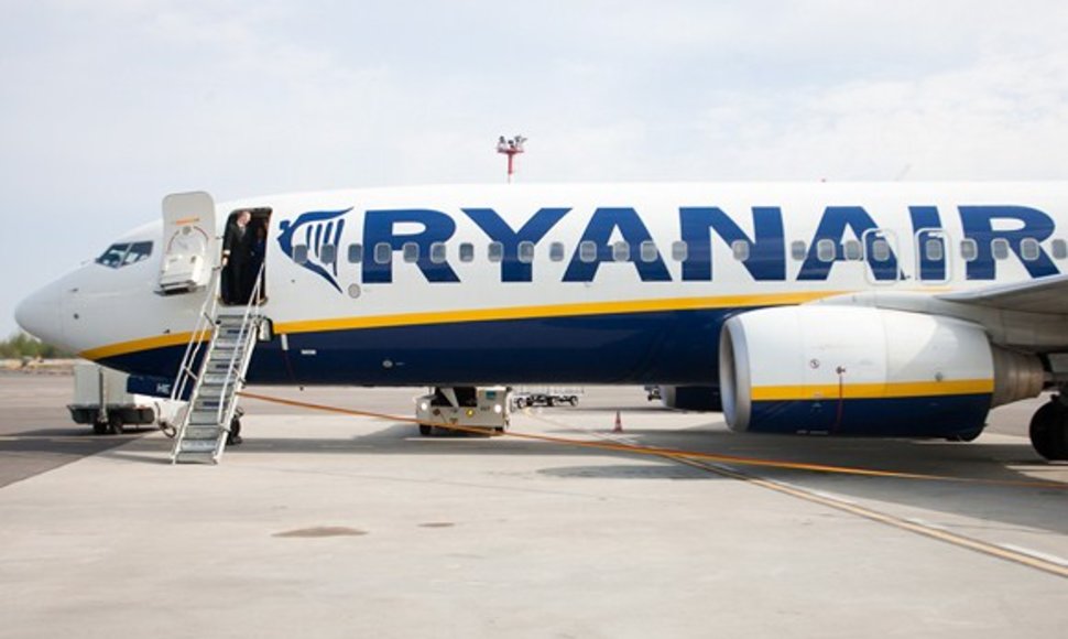 „Ryanair“ kompanijos lėktuvas