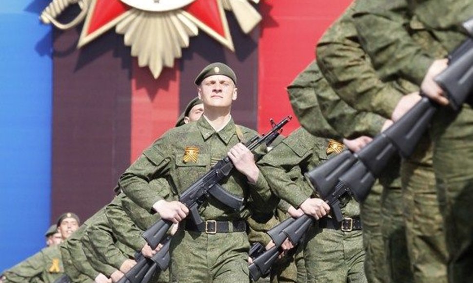 Rusijos kariai Raudonojoje aikštėje