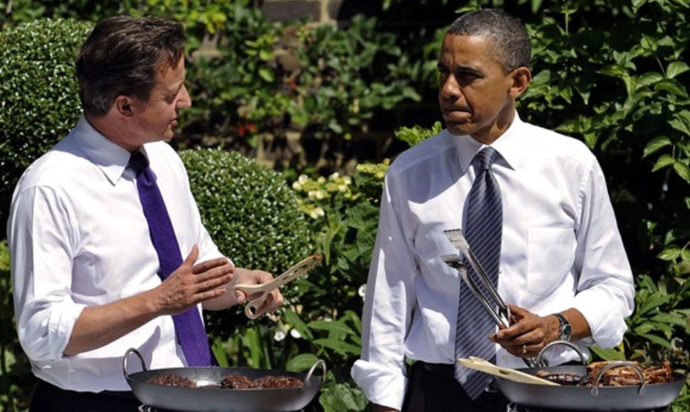 Davidas Cameronas ir Barackas Obama