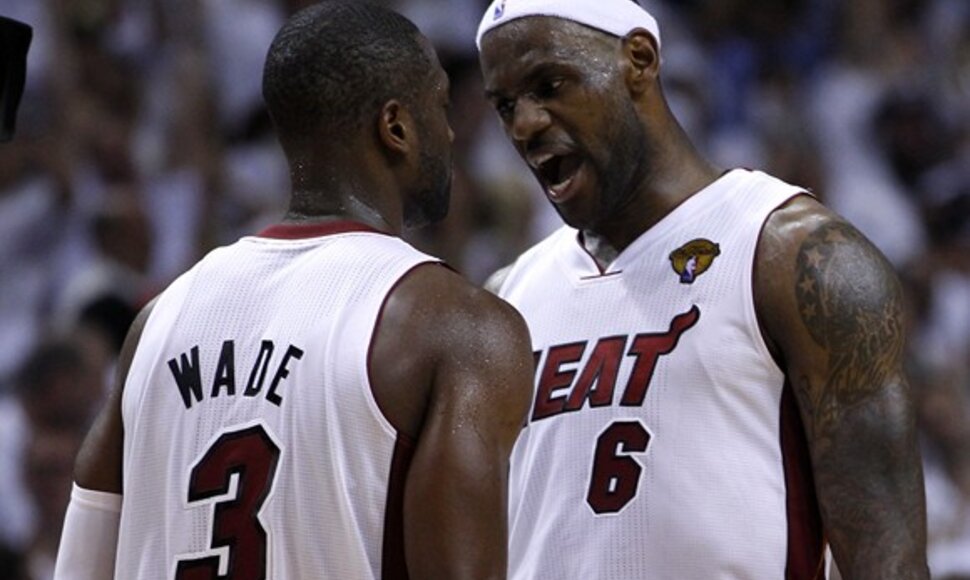 Dwyane'as Wade'as  ir LeBronas Jamesas
