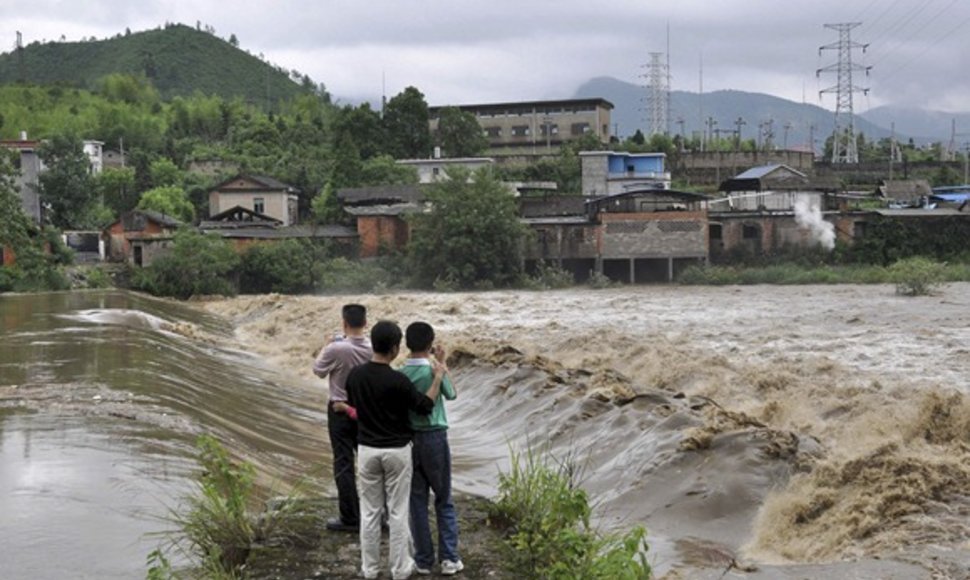 Potvynis Kinijos pietvakariuose