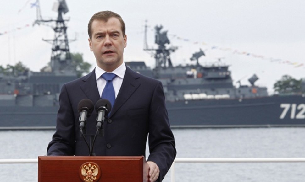 Rusijos prezidentas Dmitrijus Medvedevas
