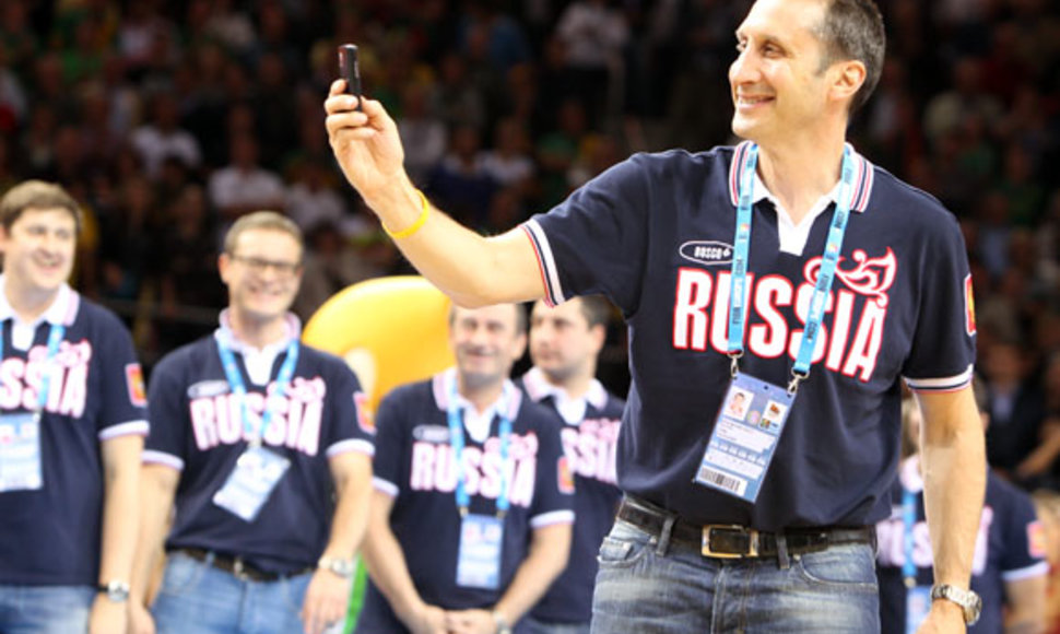 Rusijos vyrų krepšinio rinktinės treneris Davidas Blattas