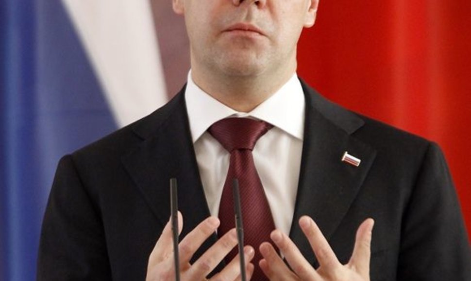 Rusijos prezidentas Dmitrijus Medvedevas