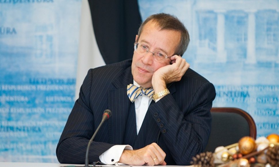 Estijos prezidentas Toomas Hendrikas Ilvesas