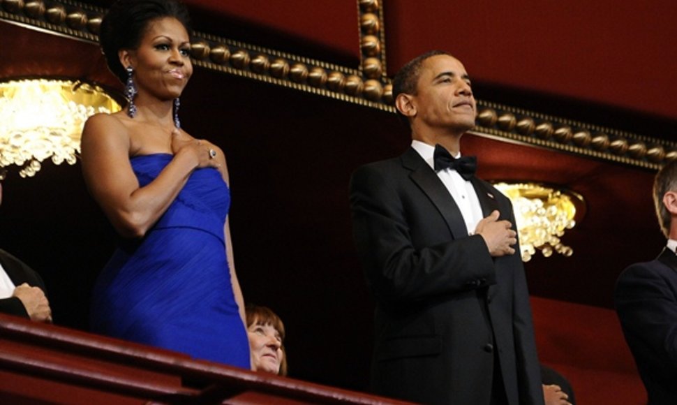 JAV prezientas Barackas Obama ir Michelle Obama