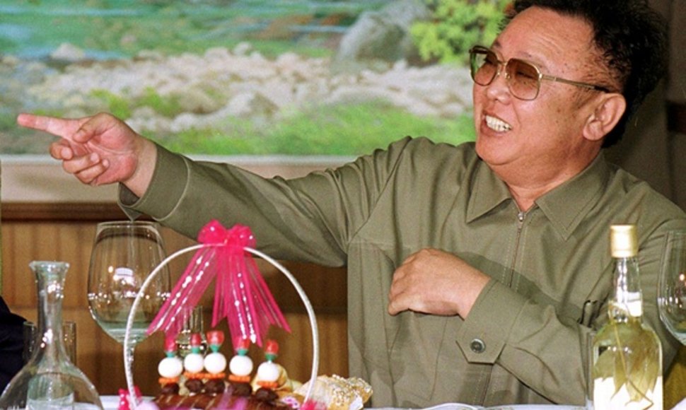 Šiaurės Korėjos lyderis Kim Jong-Ilas (2000 m. birželio 15 d.)