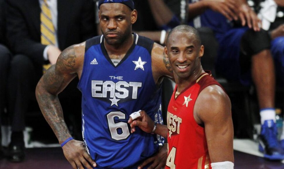 LeBronas Jamesas ir Kobe Bryantas