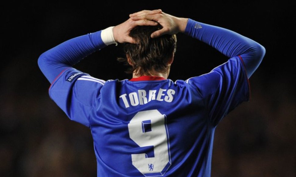 Fernandui Torresui nepavyko pasižymėti ir vakarykštėse UEFA Čempionų lygos rungtynėse.