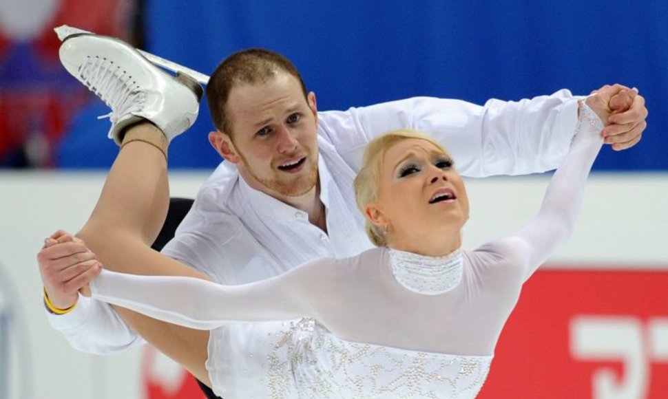 C.Yankowskas ir J.Coughlinas pasaulio dailiojo čiuožimo čempionate užėmė 6-tą vietą.