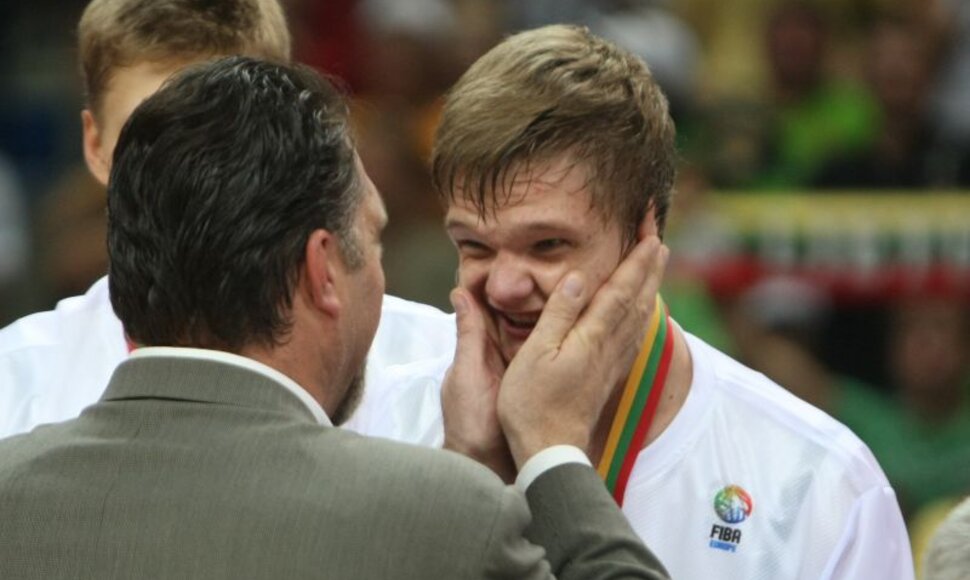 Tautvydas Sabonis praėjusiais metais tapo Europos čempionu.