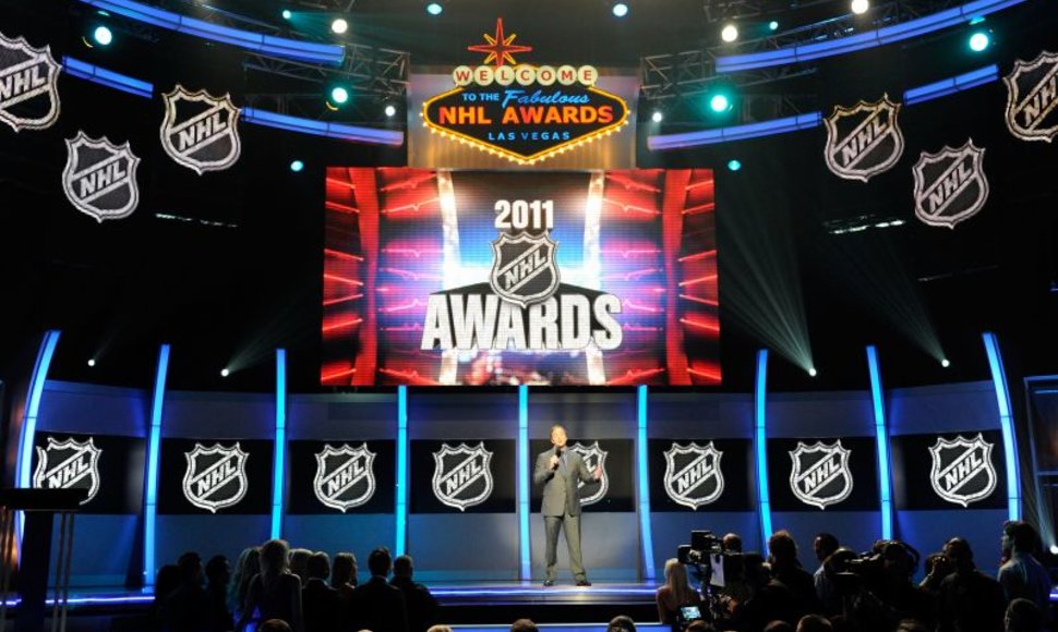 NHL apdovanojimų ceremonija vyko Las Vegase
