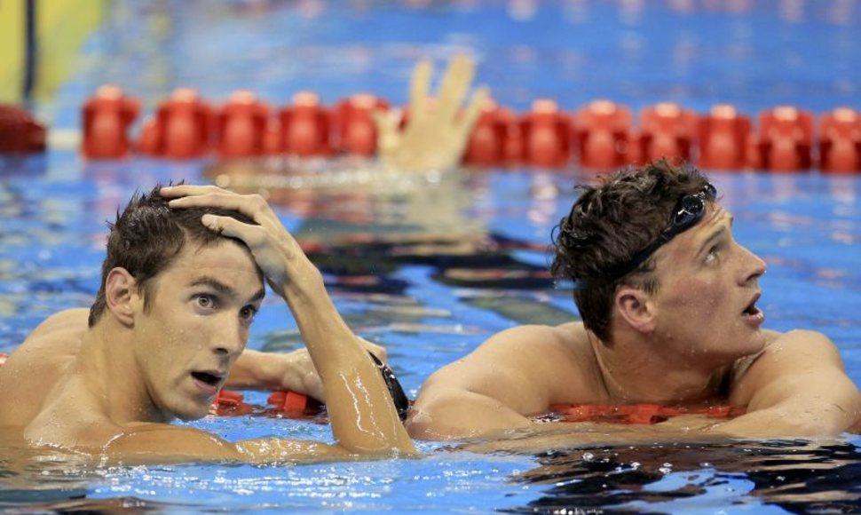 M.Phelpsas ir R.Lochte