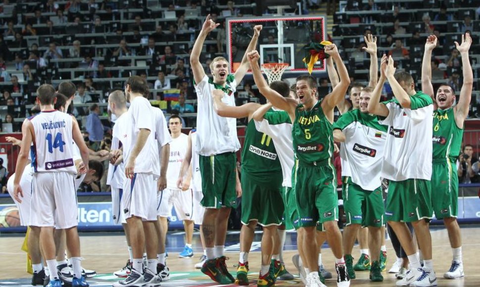 Pasaulio čempionato bronziniame finale Serbijos rinktinė turėjo pripažinti Lietuvos krepšininkų pranašumą