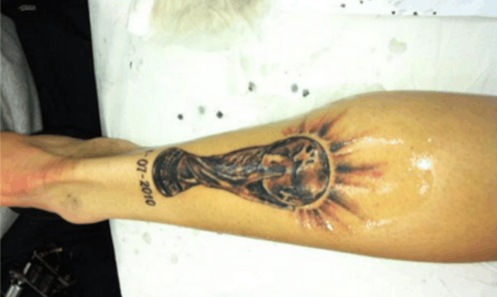 Sergio Ramoso tatuiruotė