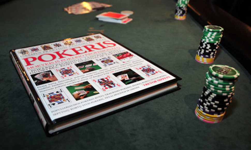 Nugalėtojams padovanosime pirmąją lietuvišką knygą apie pokerį