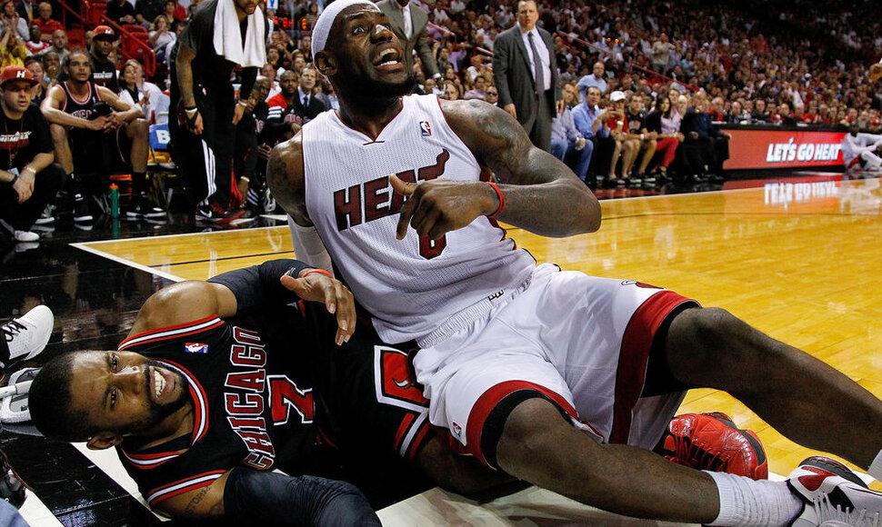 Lebronas Jamesas vėl buvo rezultatyviausias 