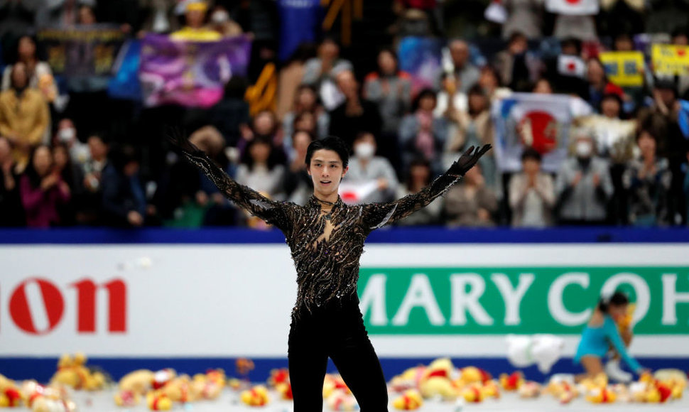 Yuzuru Hanyu iškovojo sidabro medalį