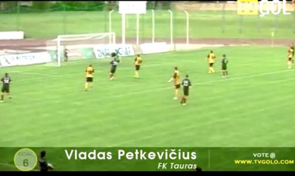 Vladas Petkevičius pateko į savaitės gražiausių įvarčių dešimtuką
