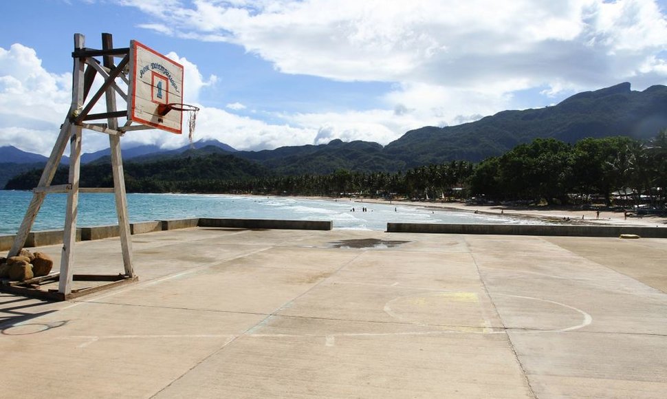 Krepšinio aikštelės - gražiausiose Filipinų vietose