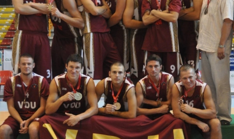 VDU ekipa jau šeštąjį kartą tapo Europos studentų krepšinio čempionais  
