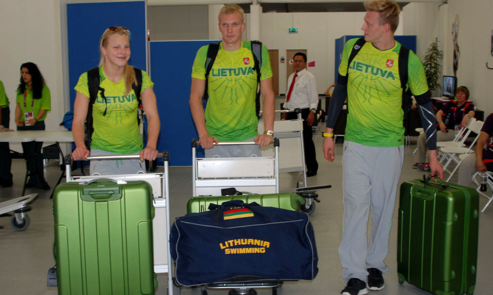 Lietuvos plaukikai atvyksta į olimpinį kaimelį