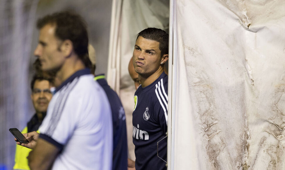 Nepatenkintas Cristiano Ronaldo