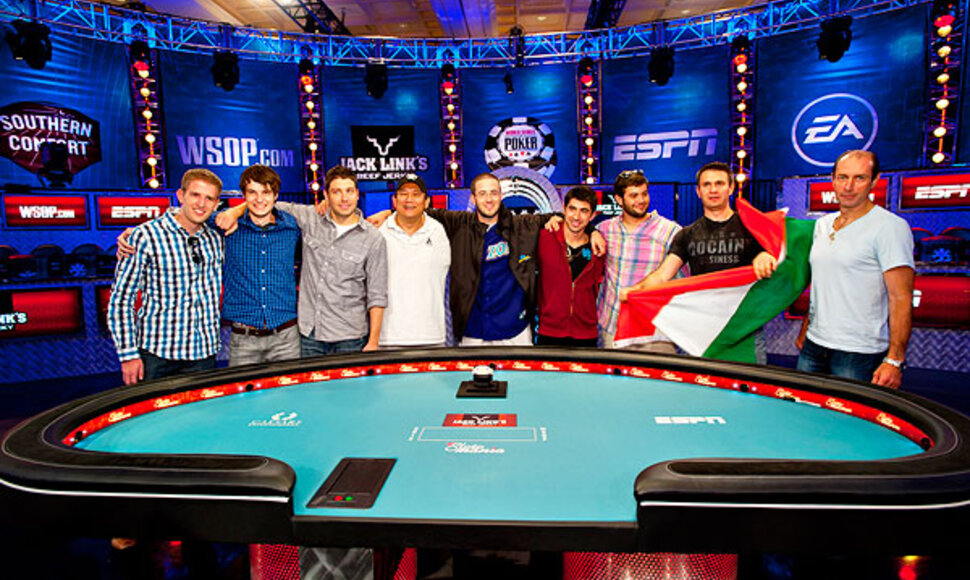 WSOP finalininkai