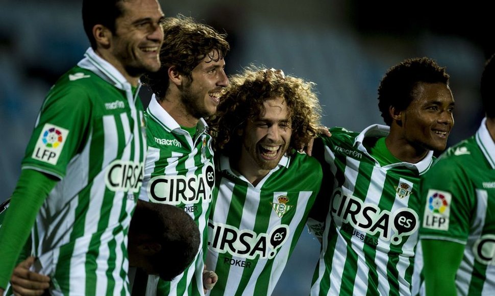 Po pergalės „Real Betis“ klubas pakilo į ketvirtą vietą Ispanijos čempionate