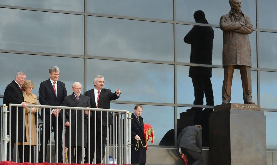 Atidengta 26 metus „Man Utd“ klubui paaukojusio Sero Alexo Fergusono statula