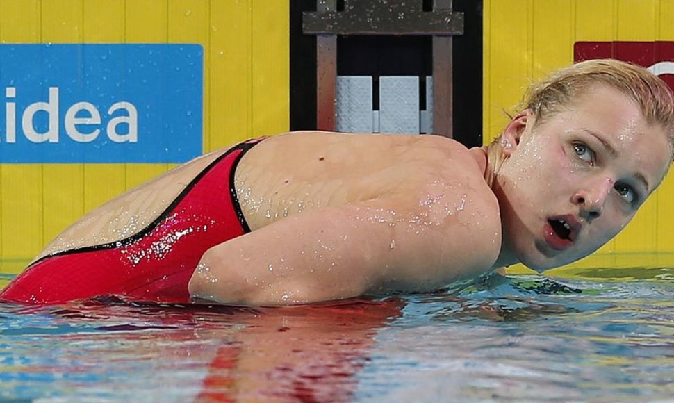 Rūta Meilutytė po auksinio finišo