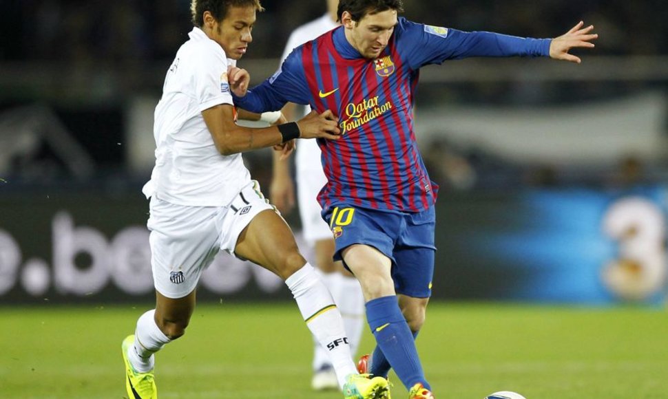Neymaras ir Lionelis Messi. Ar kada nors jie rungtyniaus viename klube?