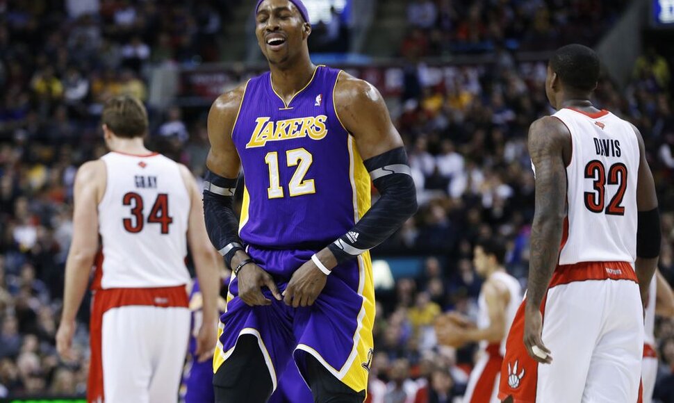 Lietuviai nežaidė, bet &bdquo;Raptors&ldquo; pavyko nugalėti &bdquo;Lakers&ldquo; krep&scaron;ininkus