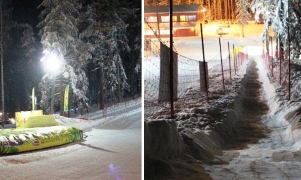 Druskininkuose – nauja trasa sniegletininkams ir ekstremalūs šuoliai ant oro pagalvių