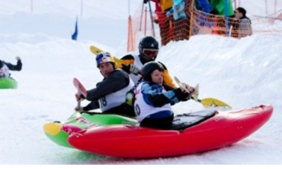 Druskininkų „Snow Arenoje“ nugriaudės bene ekstremaliausia žiemos šventė „Snow Kayak 2013“