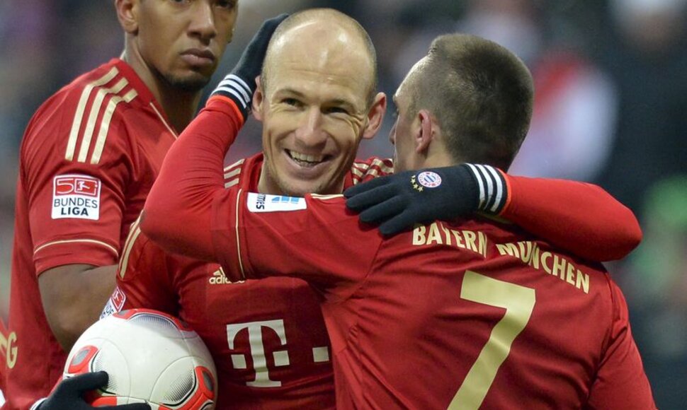 „Bayern“ Vokietijos pirmenybėse ir toliau neturi sau lygių