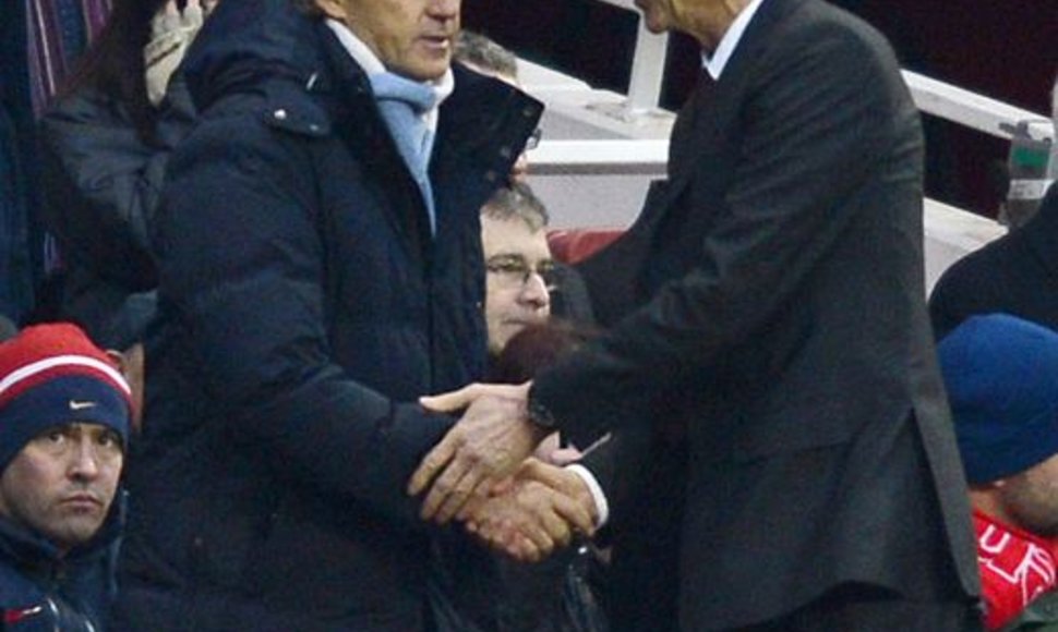 Arsene'as Wengeras ir Roberto Mancini