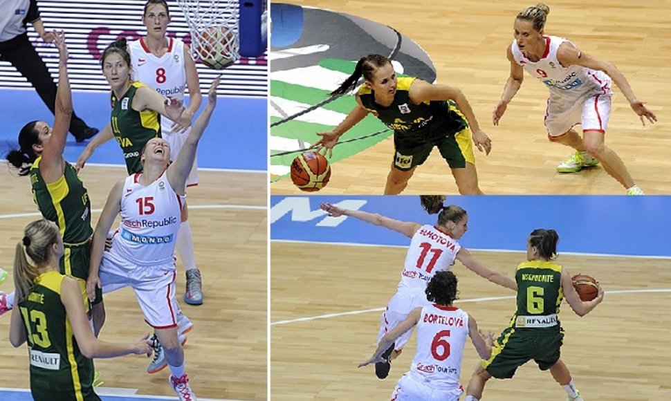 Lietuvos moterų krepšinio rinktinė neprilygo čekėms
