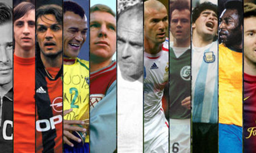 „World Soccer“ pristatė geriausių visų laikų futbolininkų rinktinę