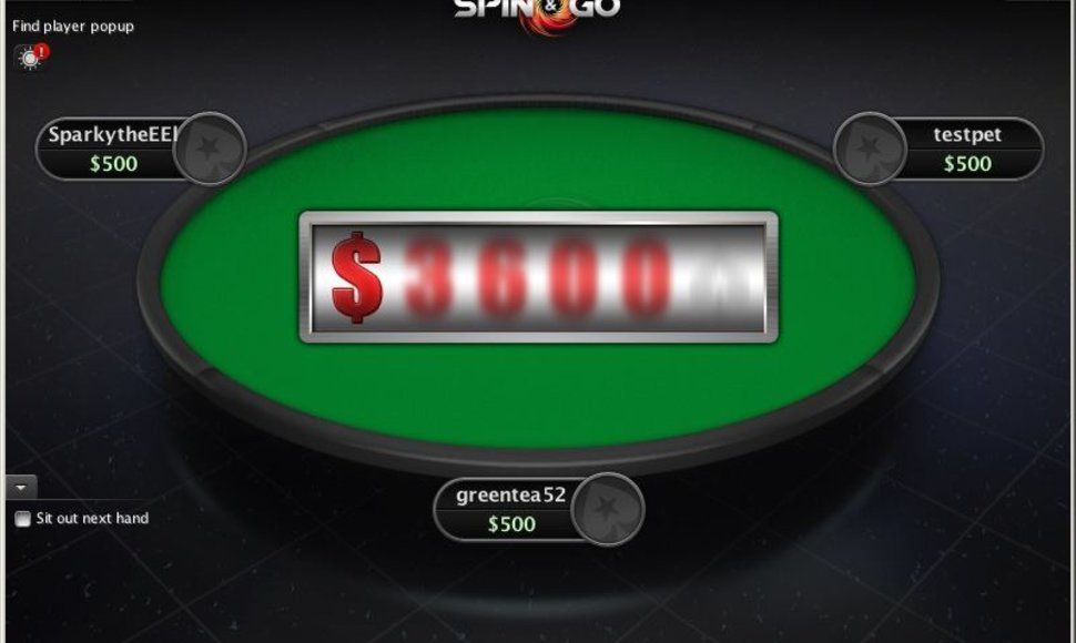 Kambaryje „PokerStars“ sparčiai populiarėja smagus „Spin & Go“ turnyrų formatas